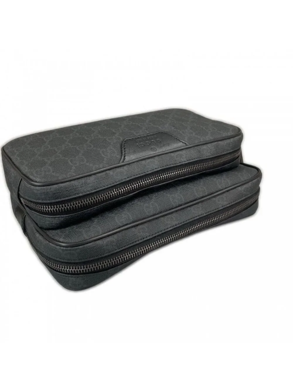 Gucci Clutch GG Supreme Black Silver